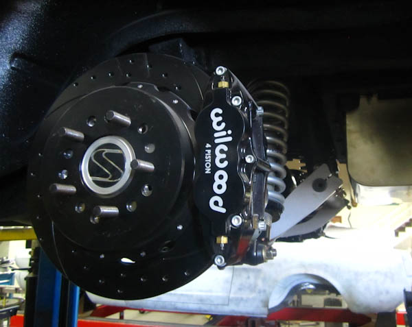Wilwood four-piston brakes