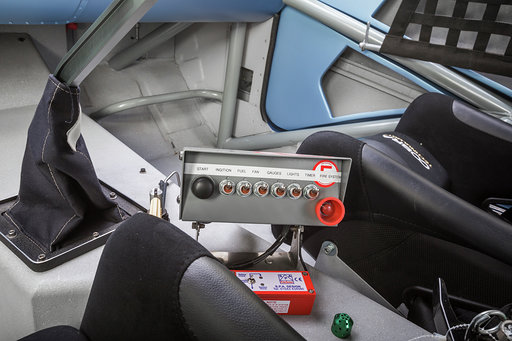 Switch panel and fire suppression