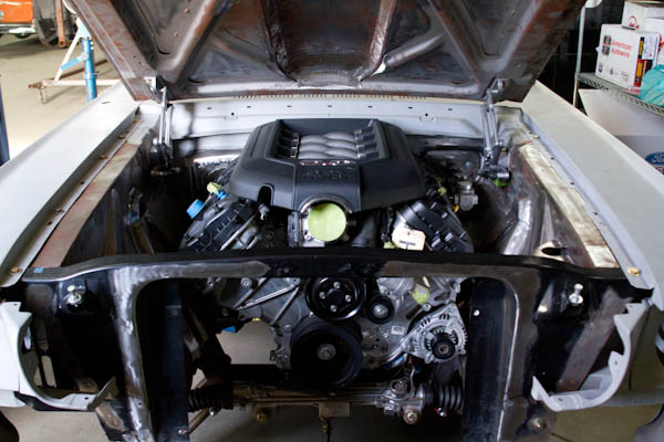 Coyote V8 test fit