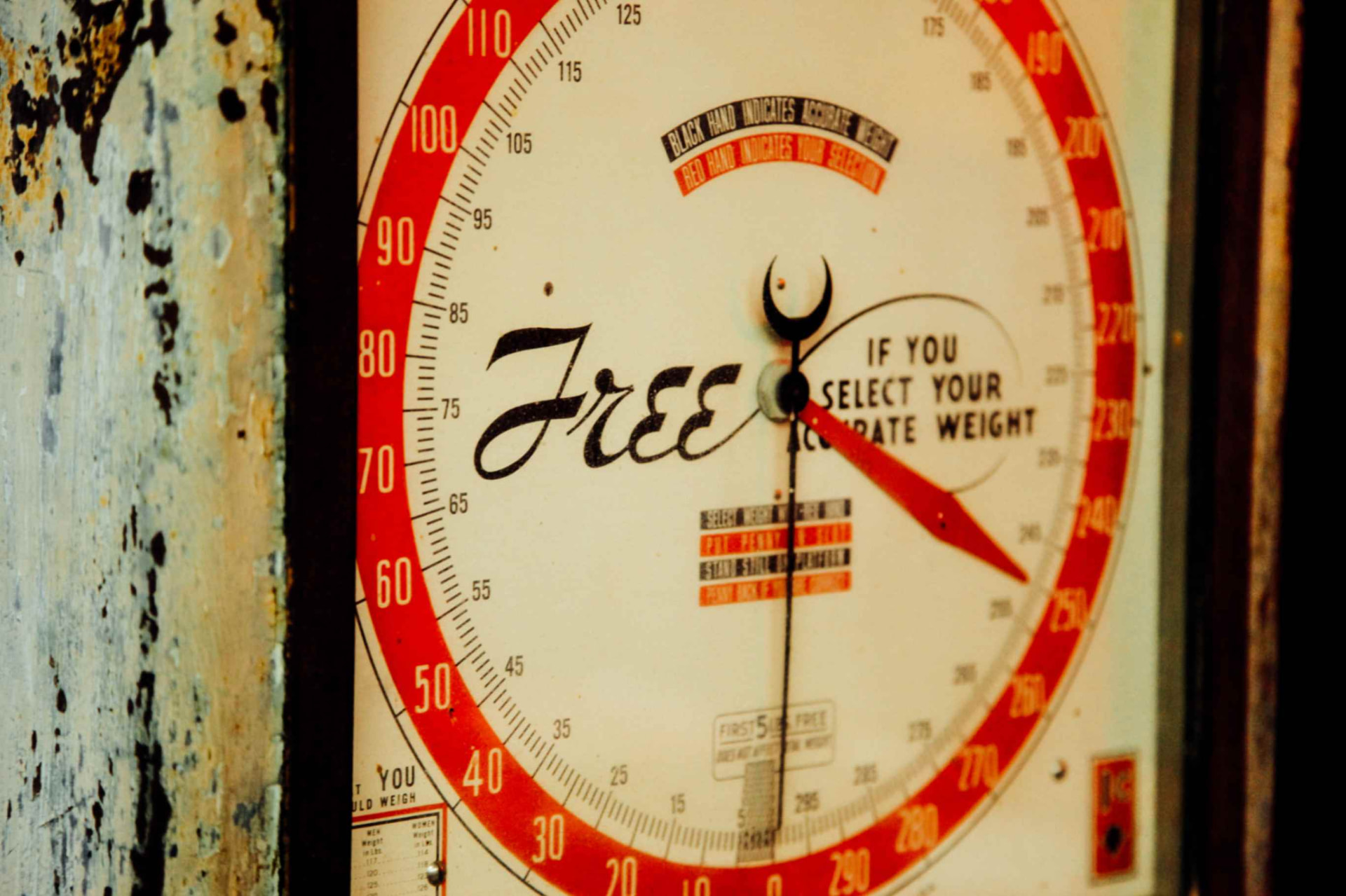 Original dial face before restoration