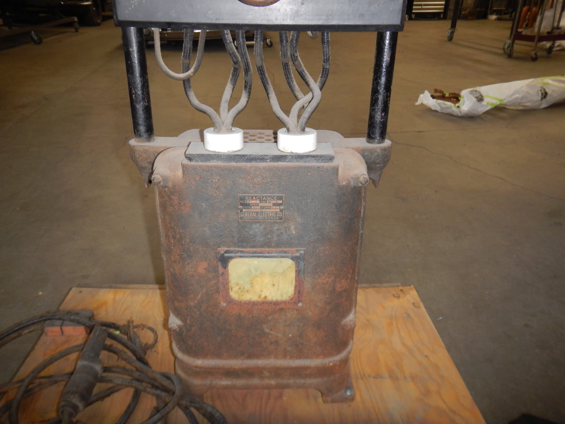 Original General Electric reactance unit and wiring