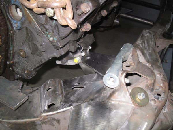 Custom engine mounts and front-end fabrication
