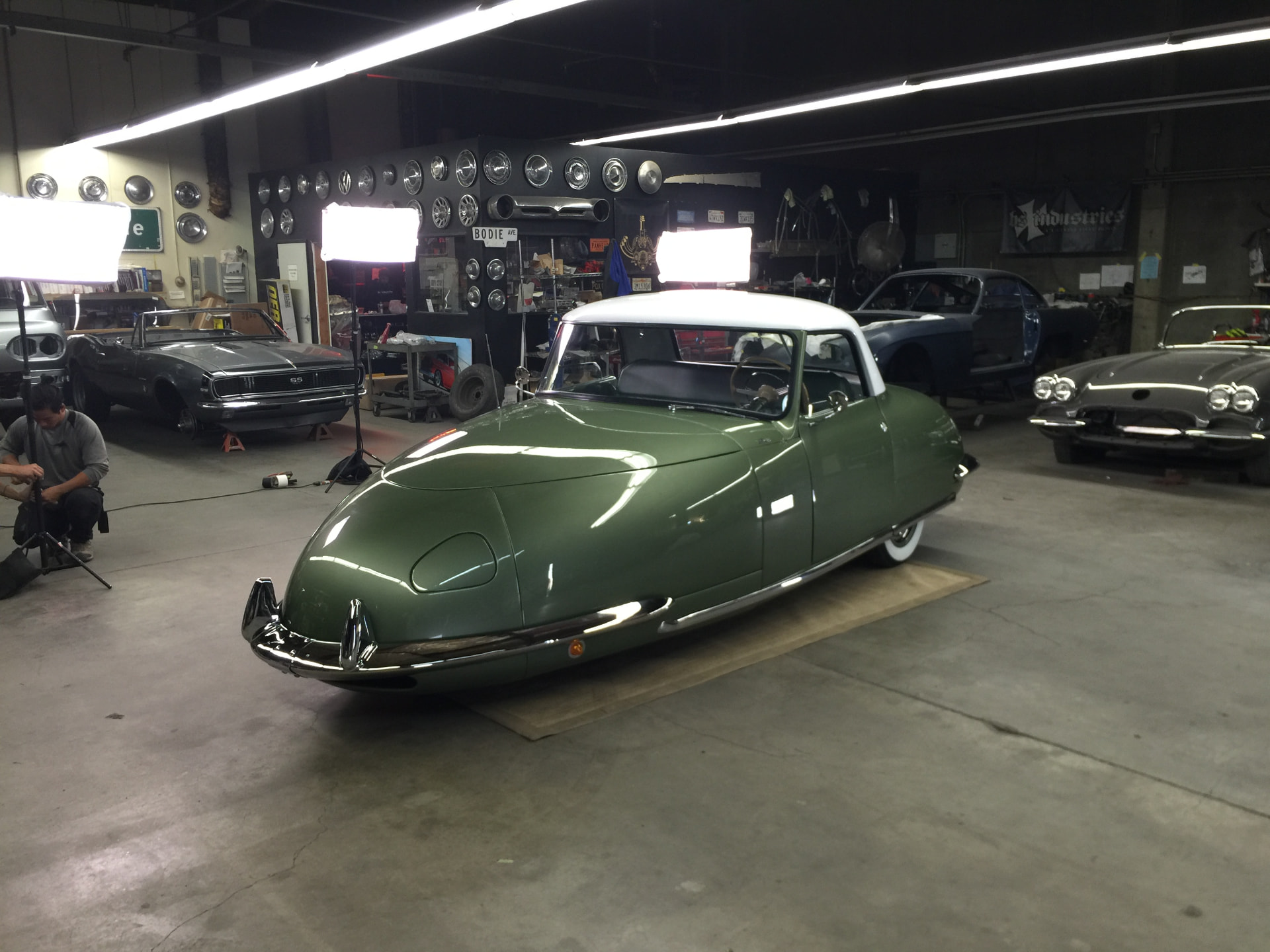 Finished Davis Divan in the BSI shop