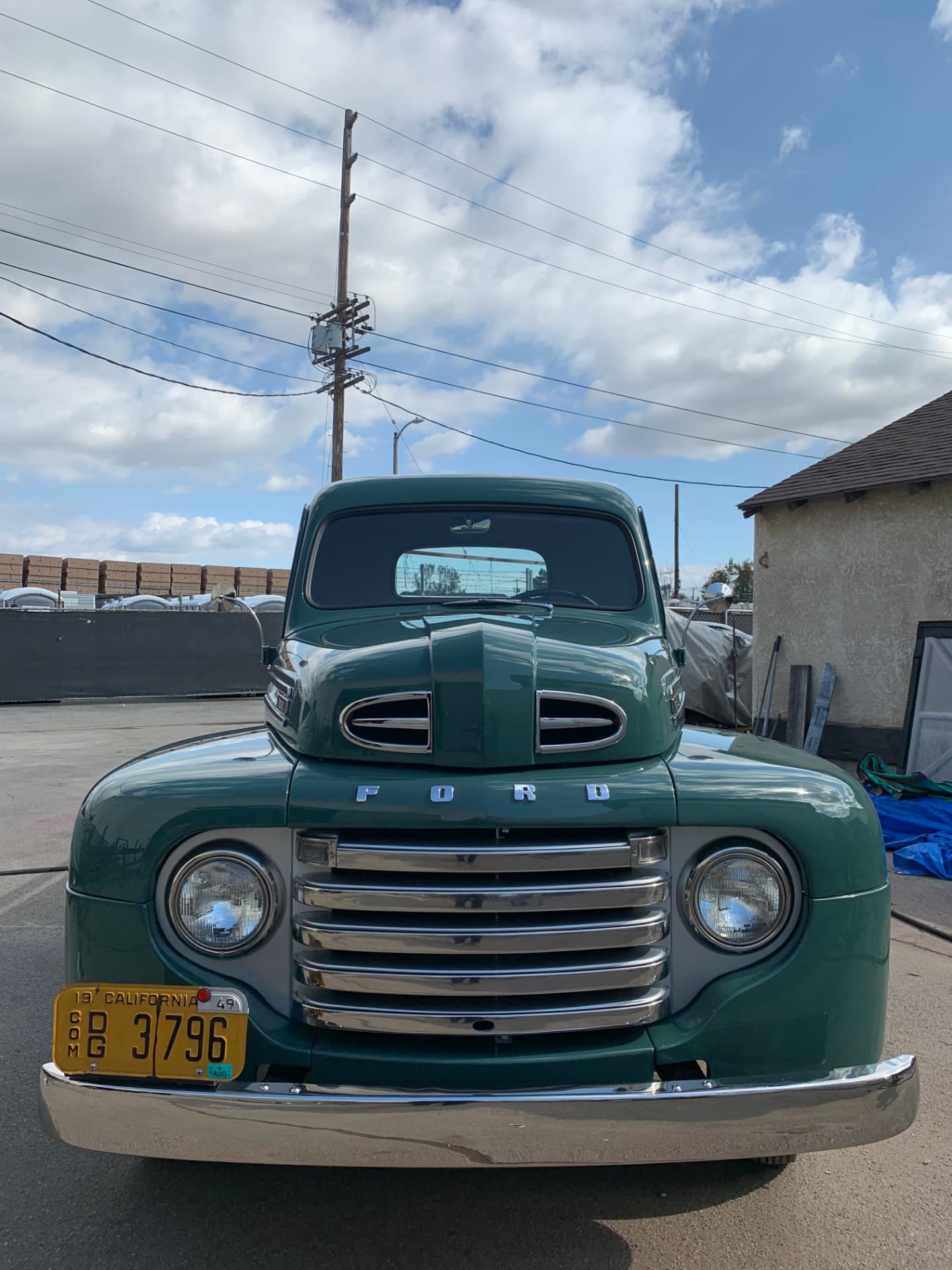 Finished 1949 Ford F1 front view
