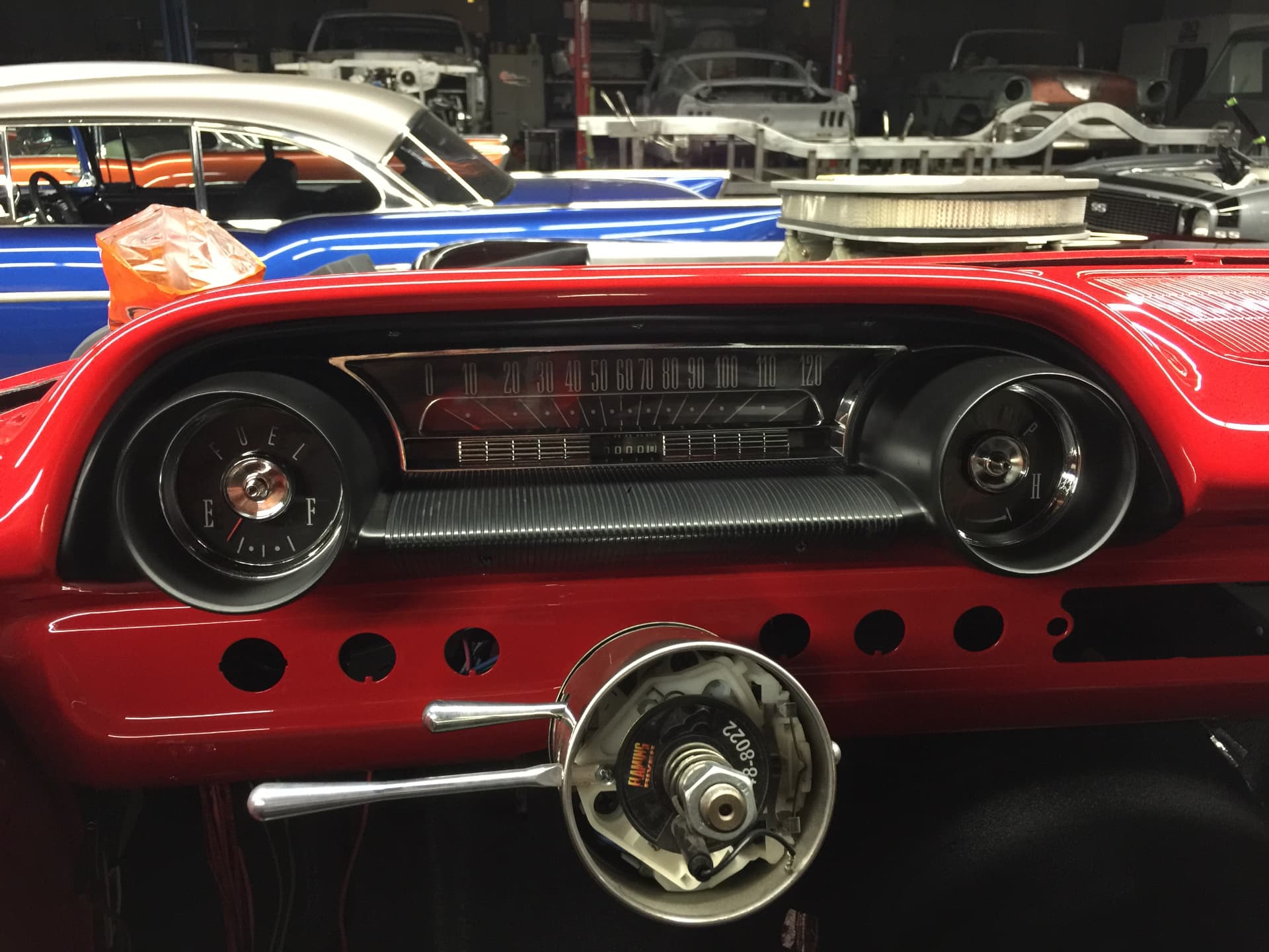Restored dash and gauge cluster