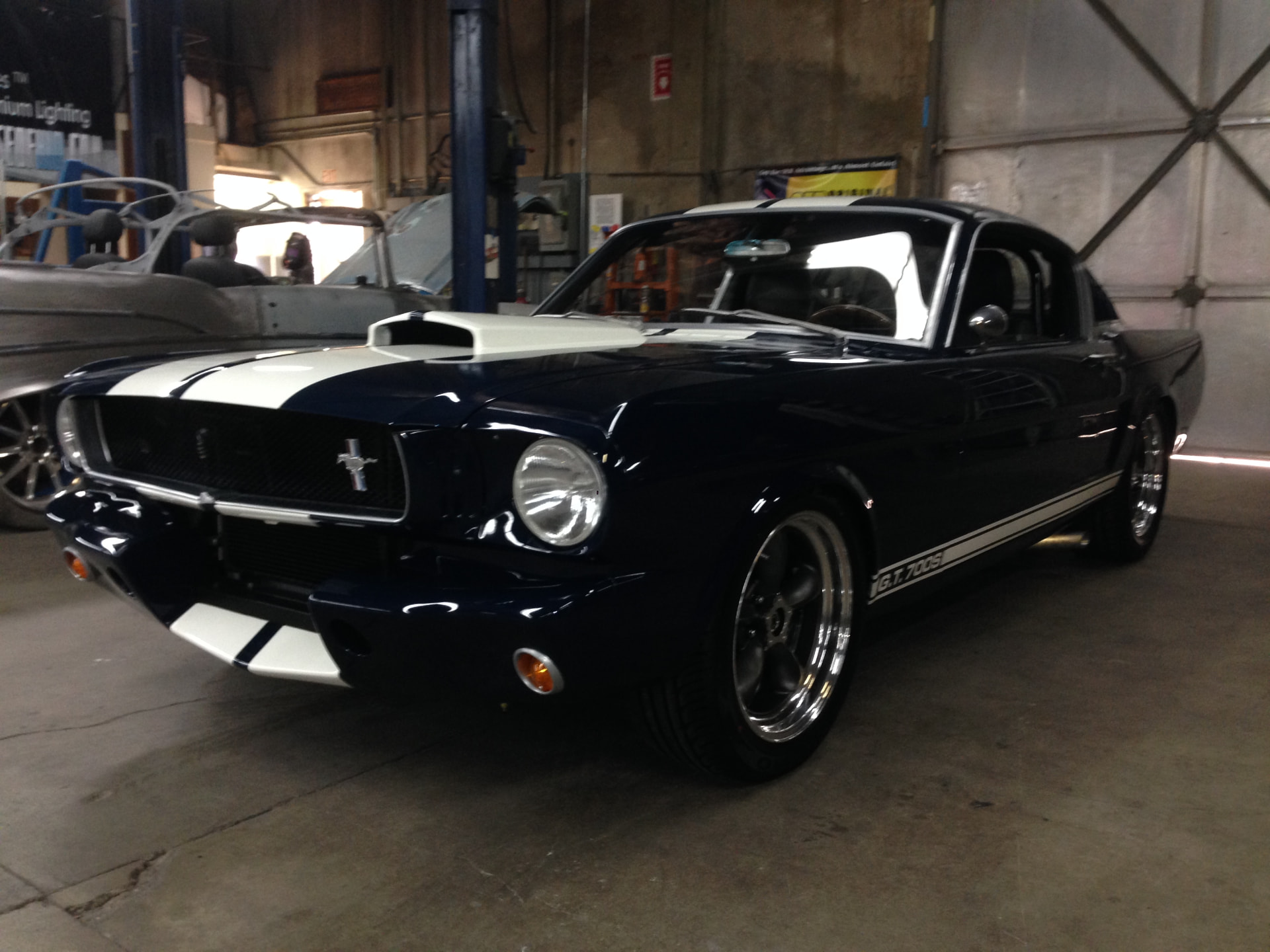 Finished car in the BSI shop