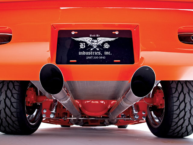 BS Industries rear exhaust detail