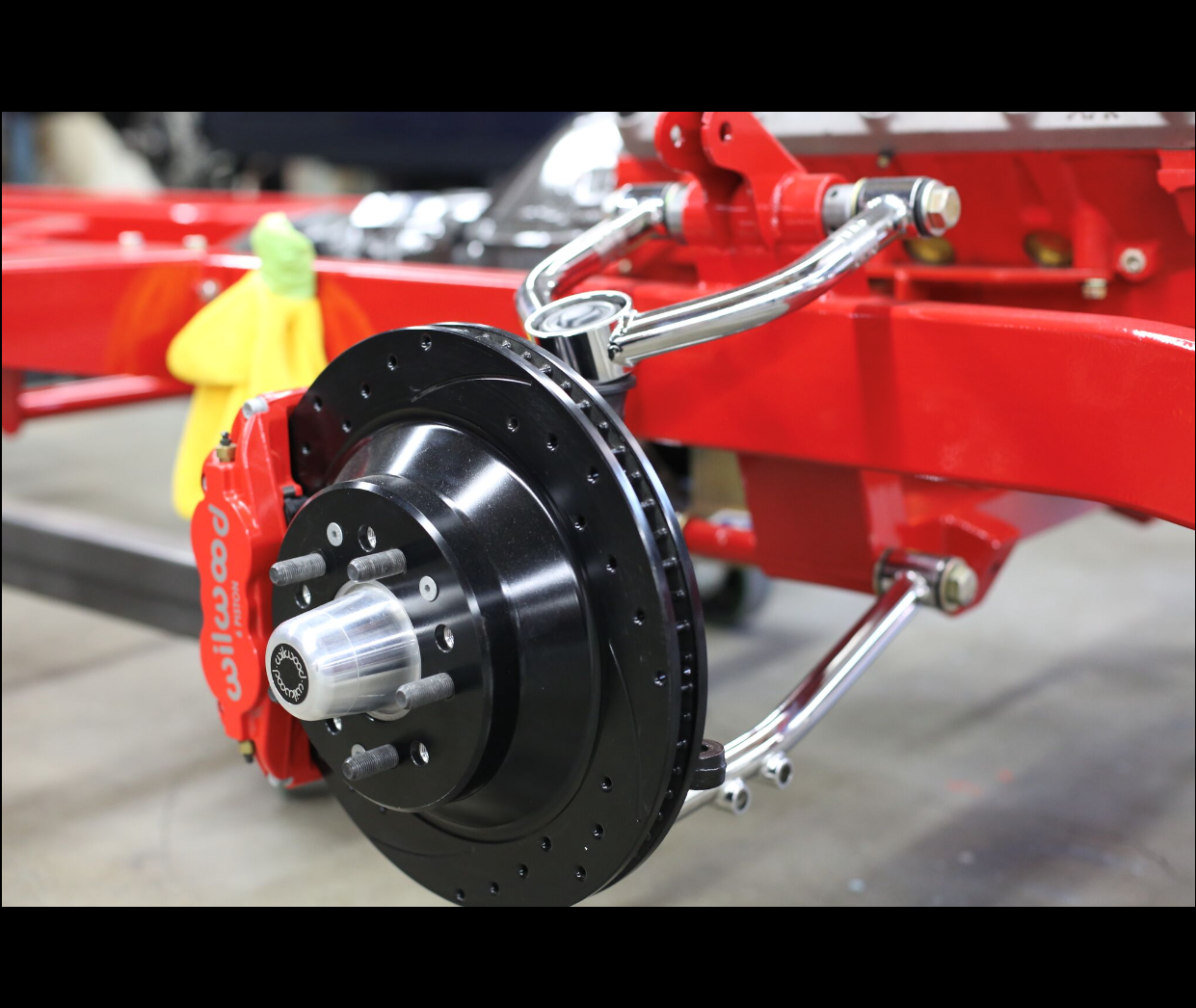 Wilwood front brakes and chrome control arms
