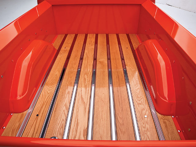 Wood bed floor