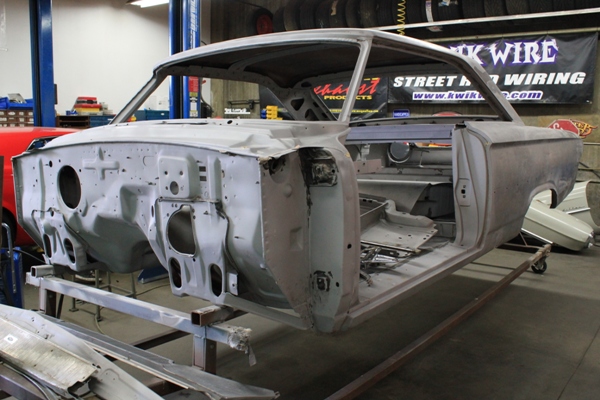 Body shell in metal, doors off