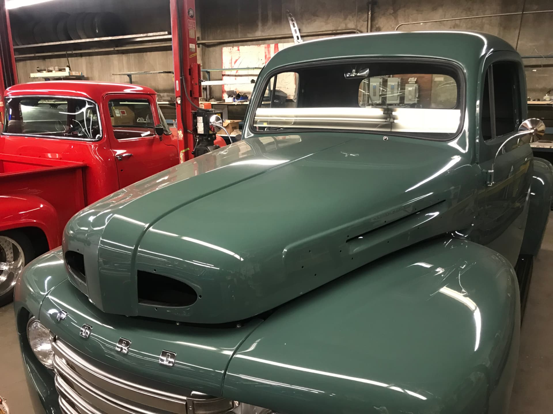 Bodywork during final assembly