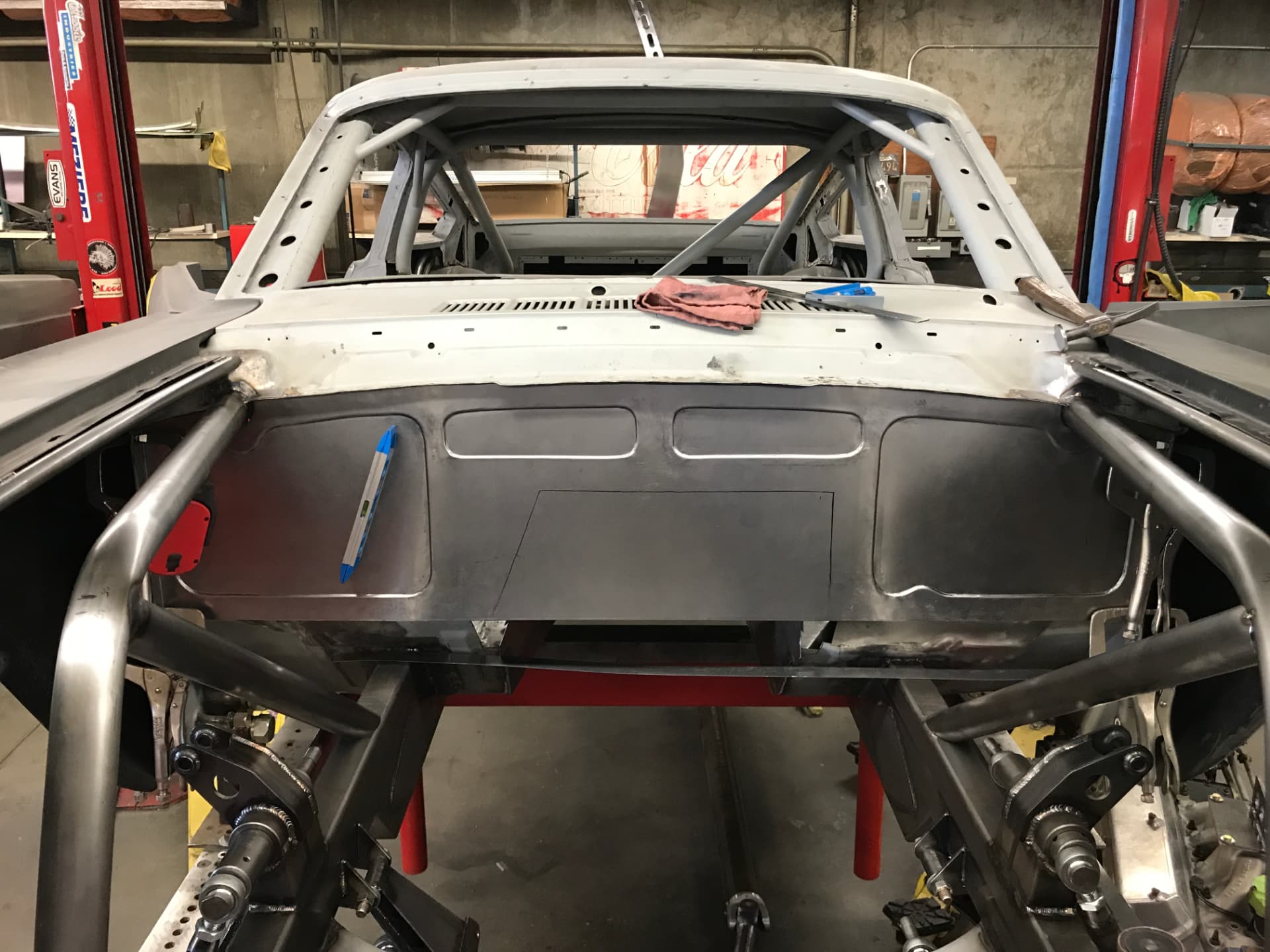 Firewall and cowl fabrication
