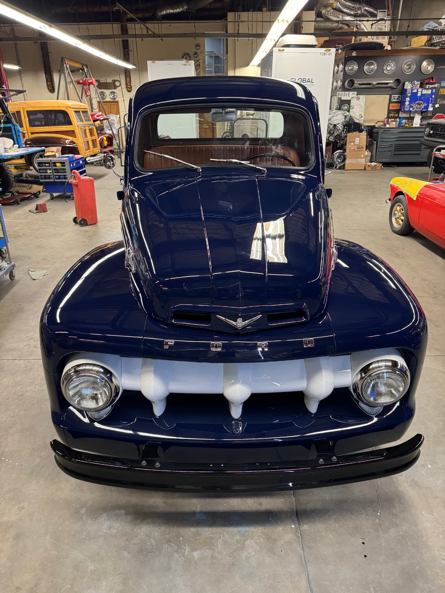 Finished front view