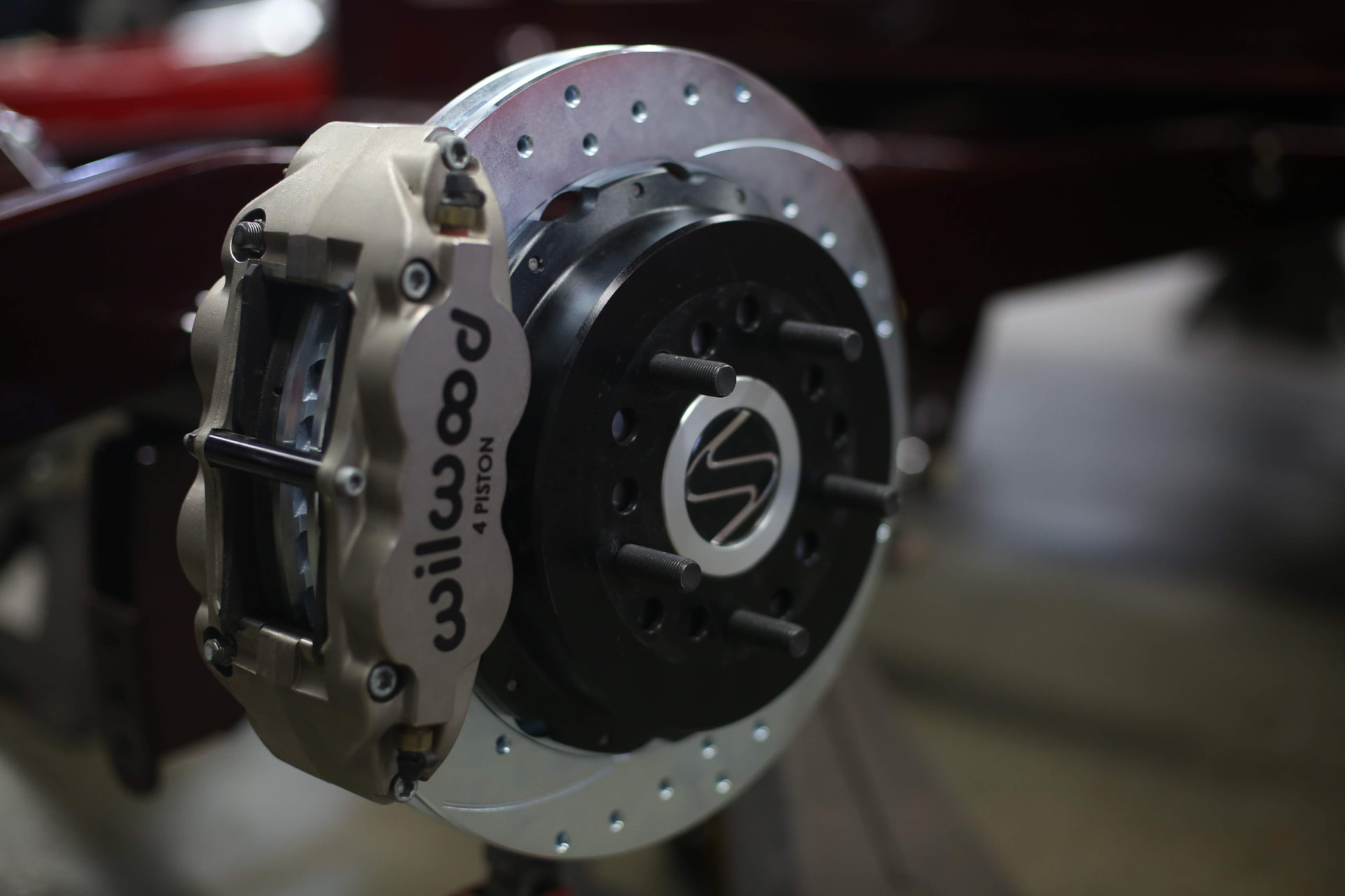 Wilwood four-piston brake detail