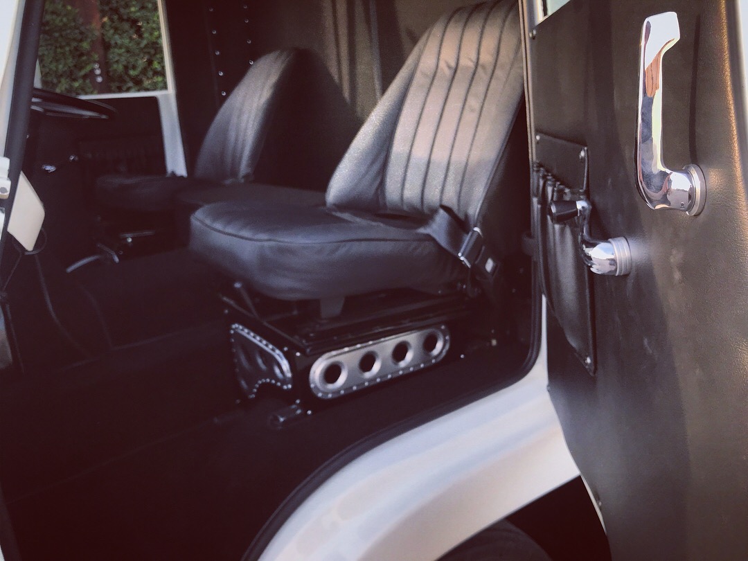 Restored transporter cab interior