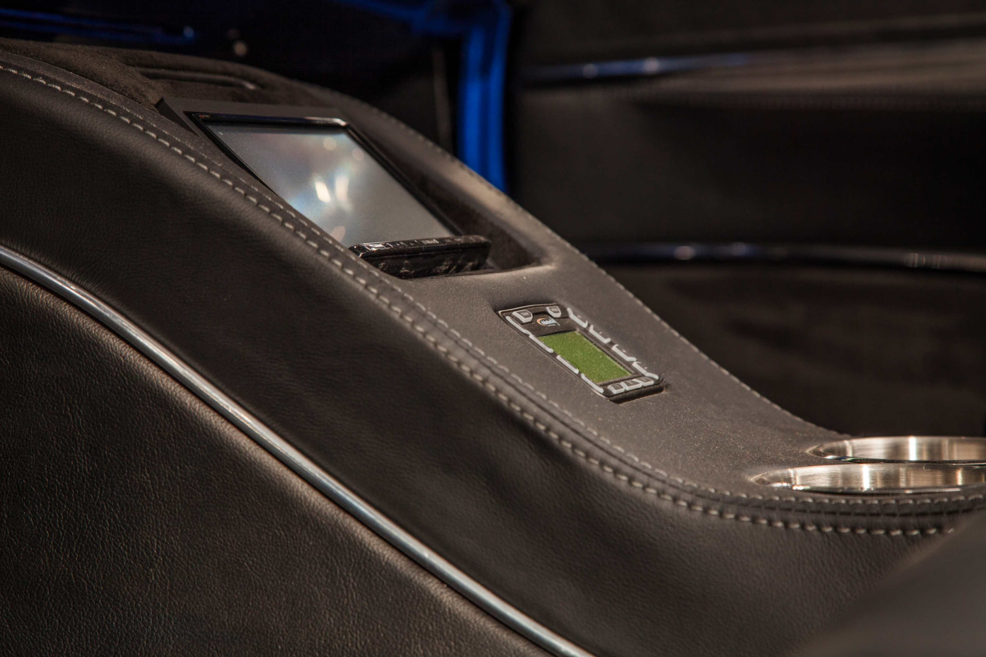 Center console screen and RideTech control