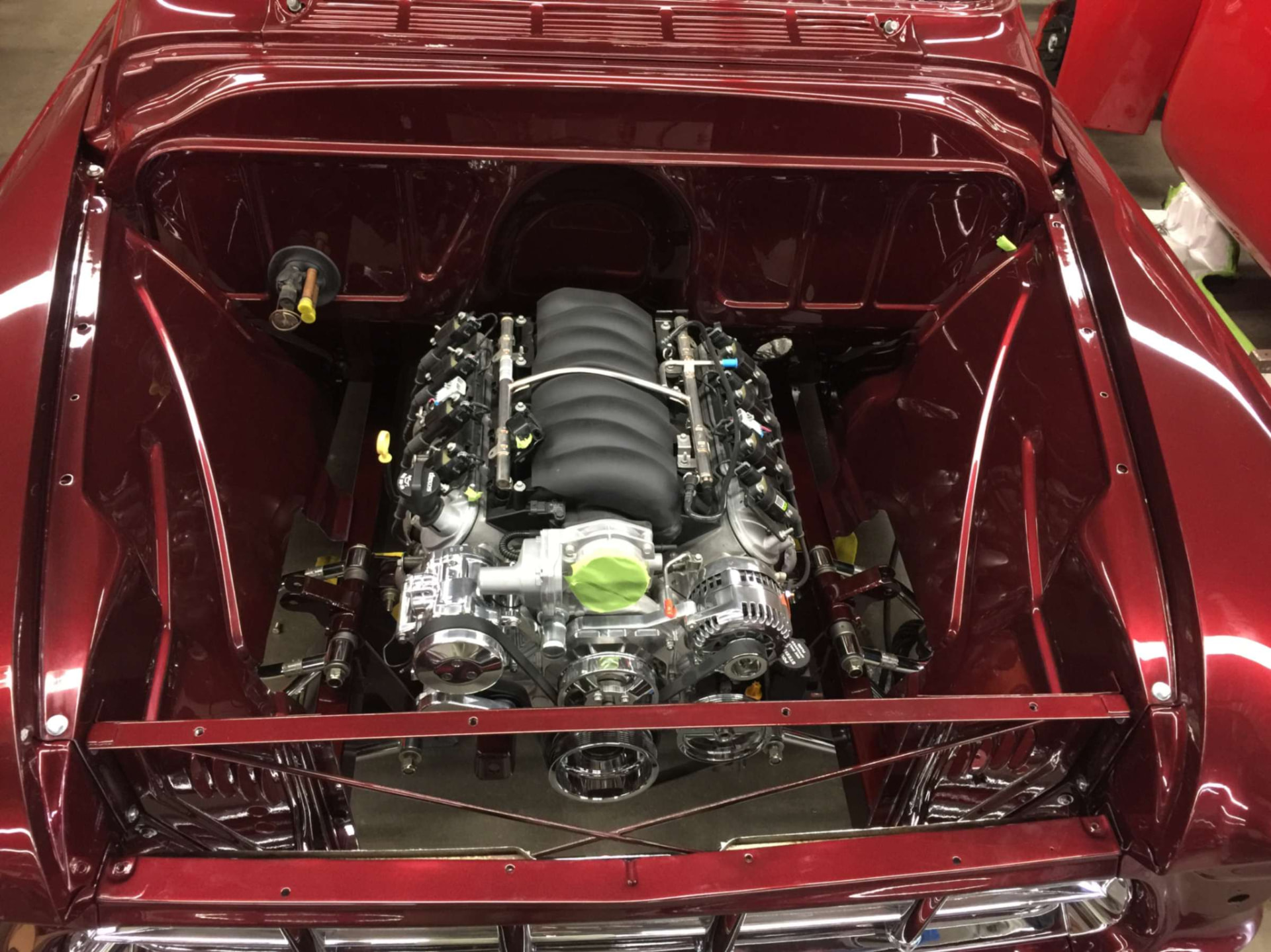 LS engine bay detail
