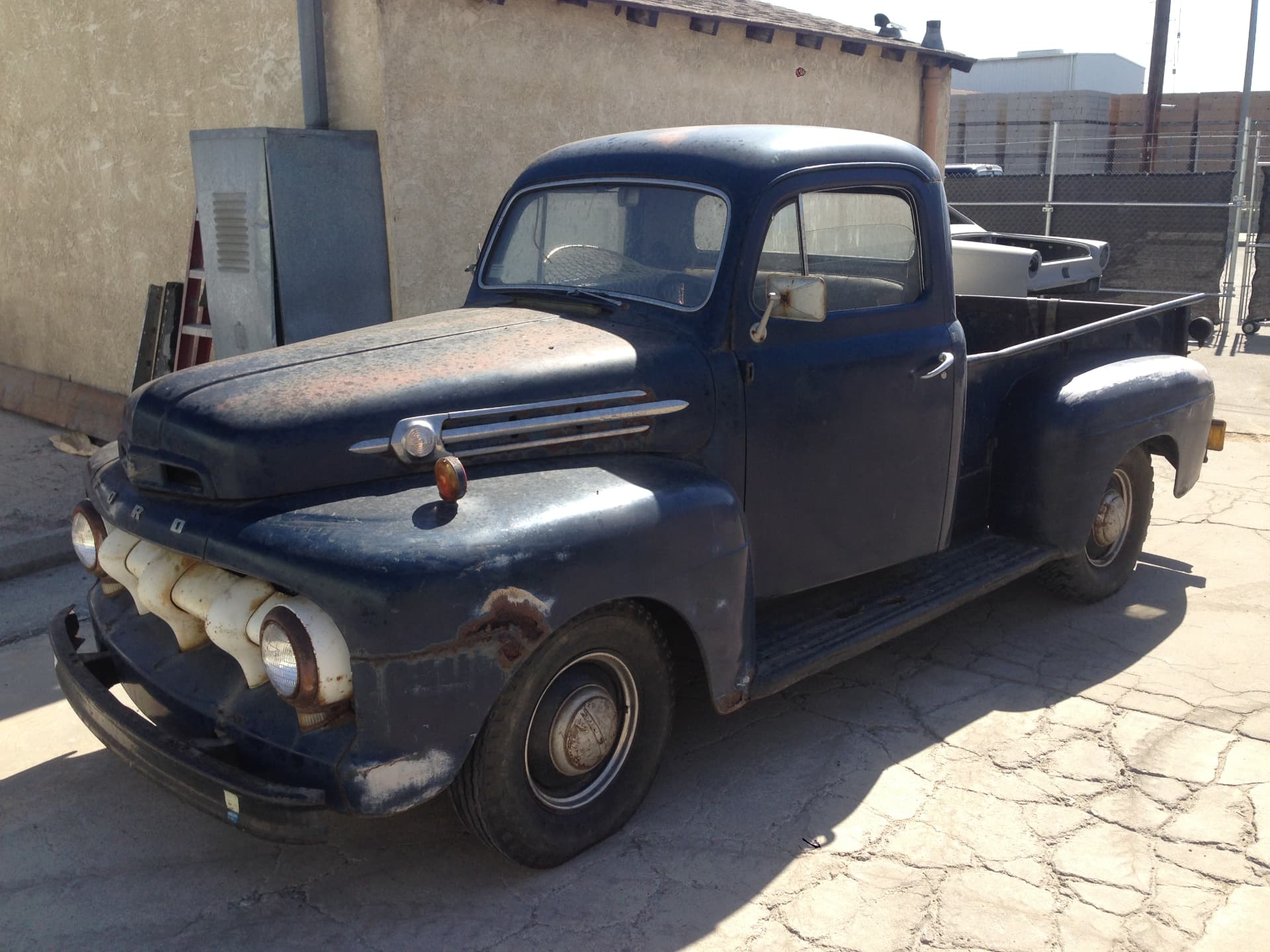 Original 1951 Ford F1 before restoration