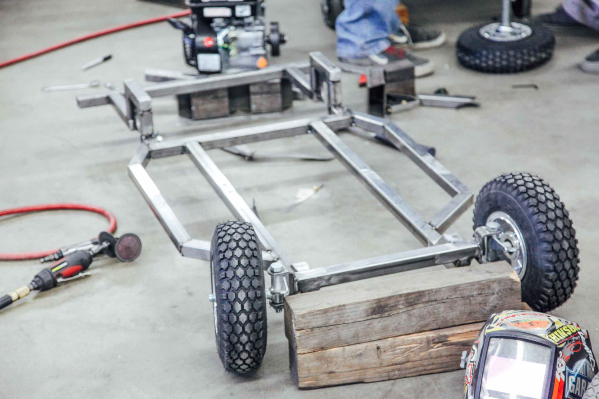 New chassis fabricated in the shop