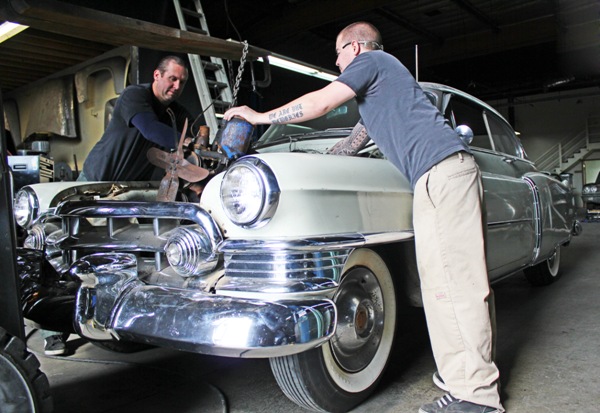 Removing the original Cadillac engine