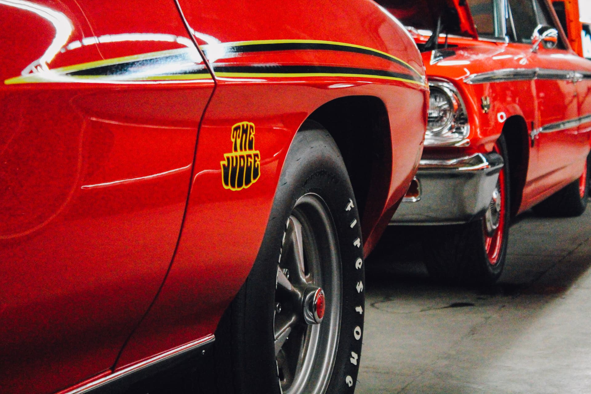 "The Judge" fender decal and Firestone Wide Ovals