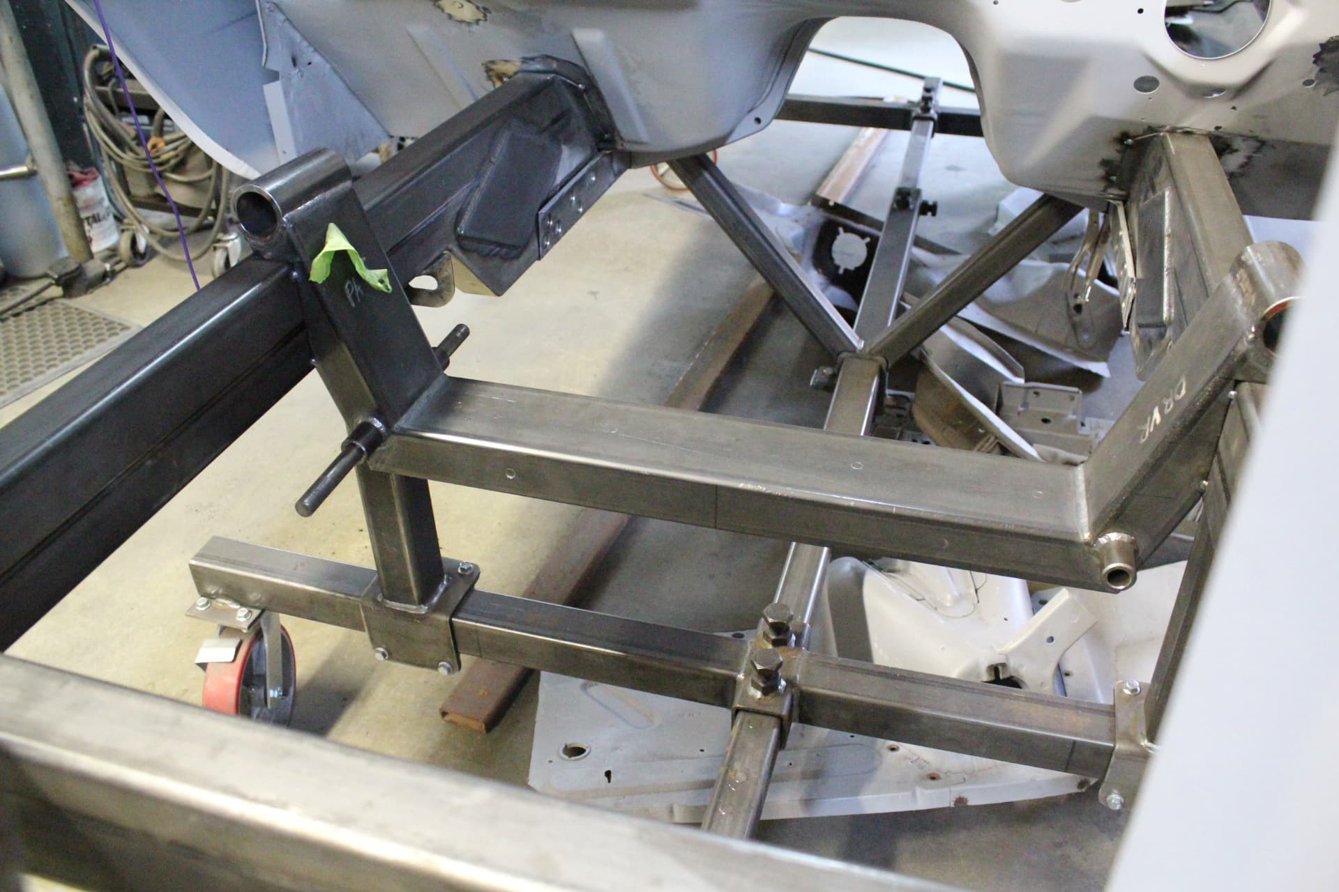 BSI-built subframe and chassis jig