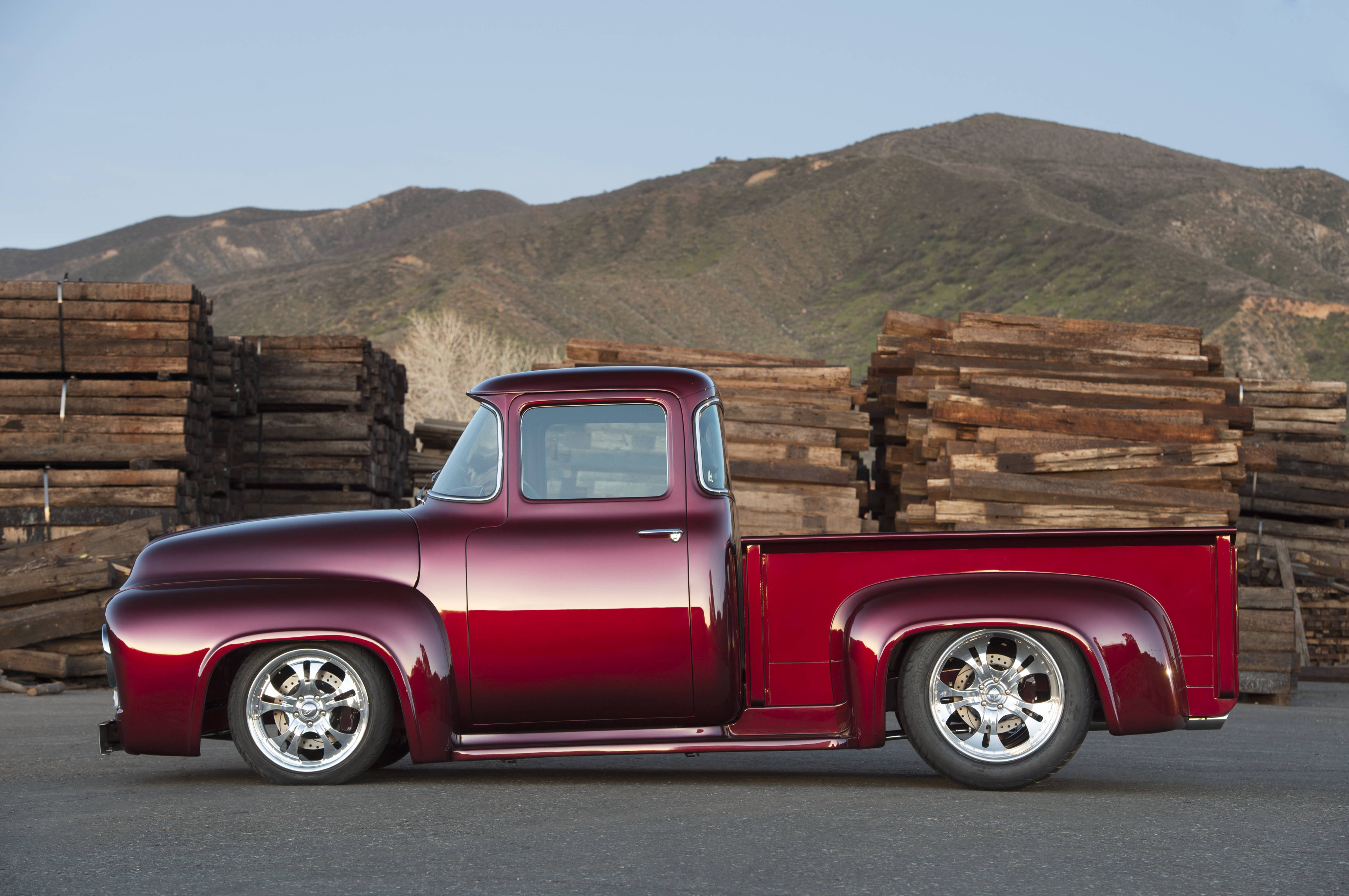 Chopped hood and extended body meet the running boards