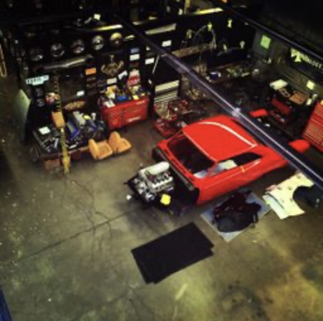 Overhead of the build floor
